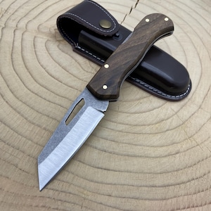 Custom Engraved Tanto Folding Knife  Sheath Stainless Steel Pocket Knife Groomsmen Knives Set Gifts For Women Hunter Gifts Anniversary Gifts