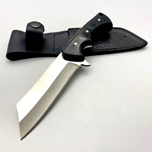 Stainless Steel Custom Tanto Knife Handmade Hunting Gift for Him Groomsmen Proposal Custom Engraved Knife Collectible Knife Gifts Father
