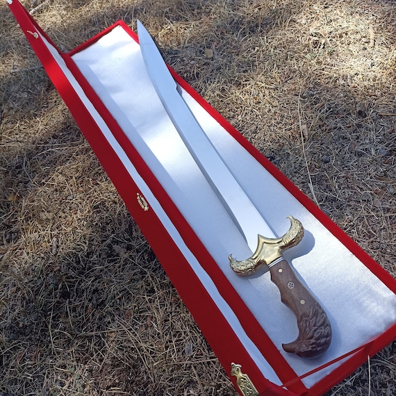 Custom Eagle Head Handle Sword With Giftbox , Personalized