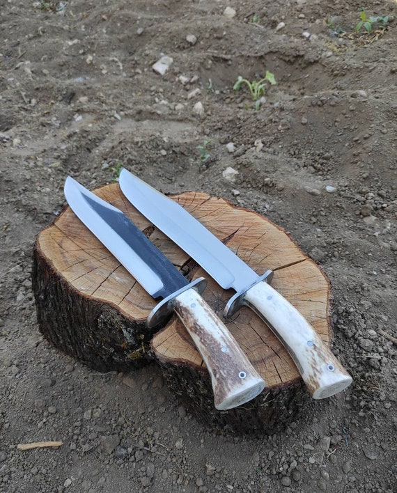 自由鍛造★善作カスタムナイフ包丁★鹿柄・鹿シース付属★ Amazon.co.jp: Irai Utaki シースナイフ アウトドアナイフ