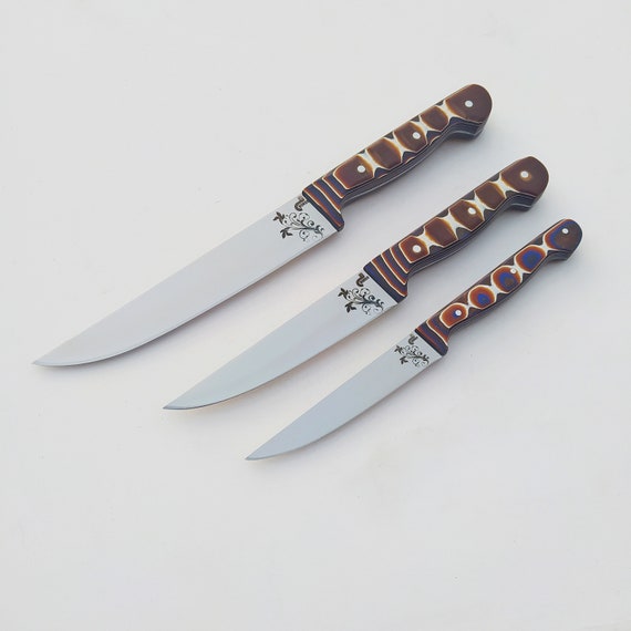 Personalized CHEFS KNIFE & SHEATH Set Chef Knive Custom Engraved