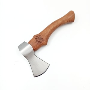 Handmade Camping Axe Custom Engraved Hatchet Custom Gift Hand Forged Carbon Steel Viking Axe Groomsmen Axe Hatchet Camping Mens Gift