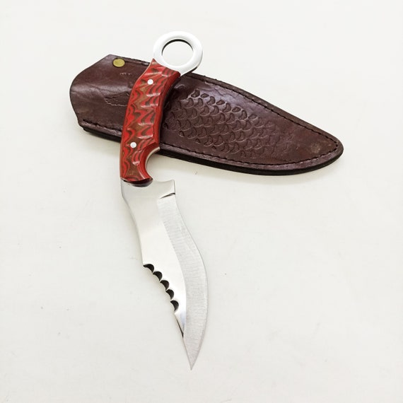 Handmade Riddick Knife Csgo Karambit Knife Custom Karambit Knife Cadeaux  personnalisés Couteau à lame fixe Cadeau pour hommes Cadeaux de chasse pour  hommes -  France