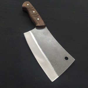 Hachoir à viande, couteau à légumes et à boucher, couteau de cuisine allemand en acier inoxydable à haute teneur en carbone couteaux de chef avec manche ergonomique pour la maison, cuisine
