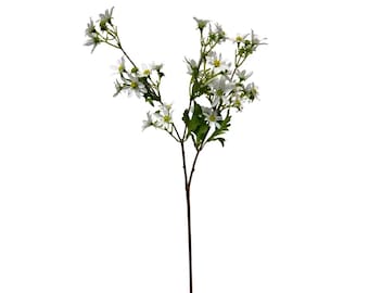 Artificial Chamomile Flower Spray, Chamomile Flowers, White Wildflowers, Spring Flowers, White Wedding, White Flowers, Long Stem Flowers,