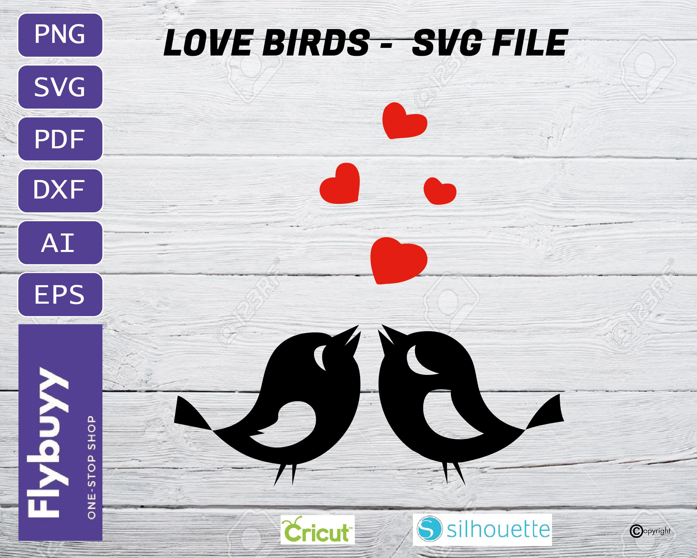 Lovebirds svg love birds svg and png file lovebirds | Etsy