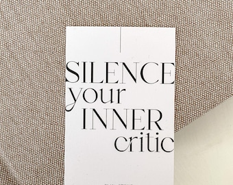Journaling Card | Silence Your Inner Critic