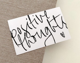 Journaling Card | Positive Thoughts