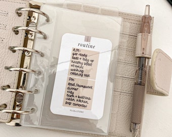 Pocket Plus Kartenhalter: Planereinlage aus PVC