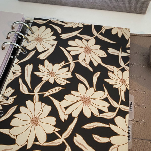 Planner Dashboard | FLORA DAISY | Pocket, Personal, A6, A5, Discbound