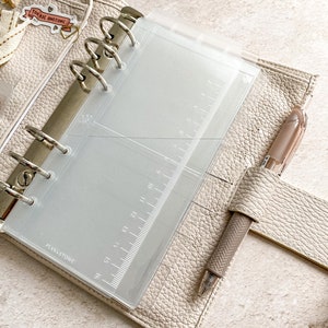 Personal Planer Essentials Bundle | Klare Trennblätter, Kartenhalter & Lineal | Jelly Pockets und Page Marker Set