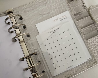 A6 Planner Pocket | Single Pocket Clear Card Holder Dashboard