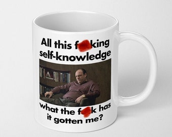 Tony Soprano Mug | James Gandolfini | The Sopranos Mug | The Sopranos Gift | Sopranos Present | Bada Bing | Gabagool | Satriale's