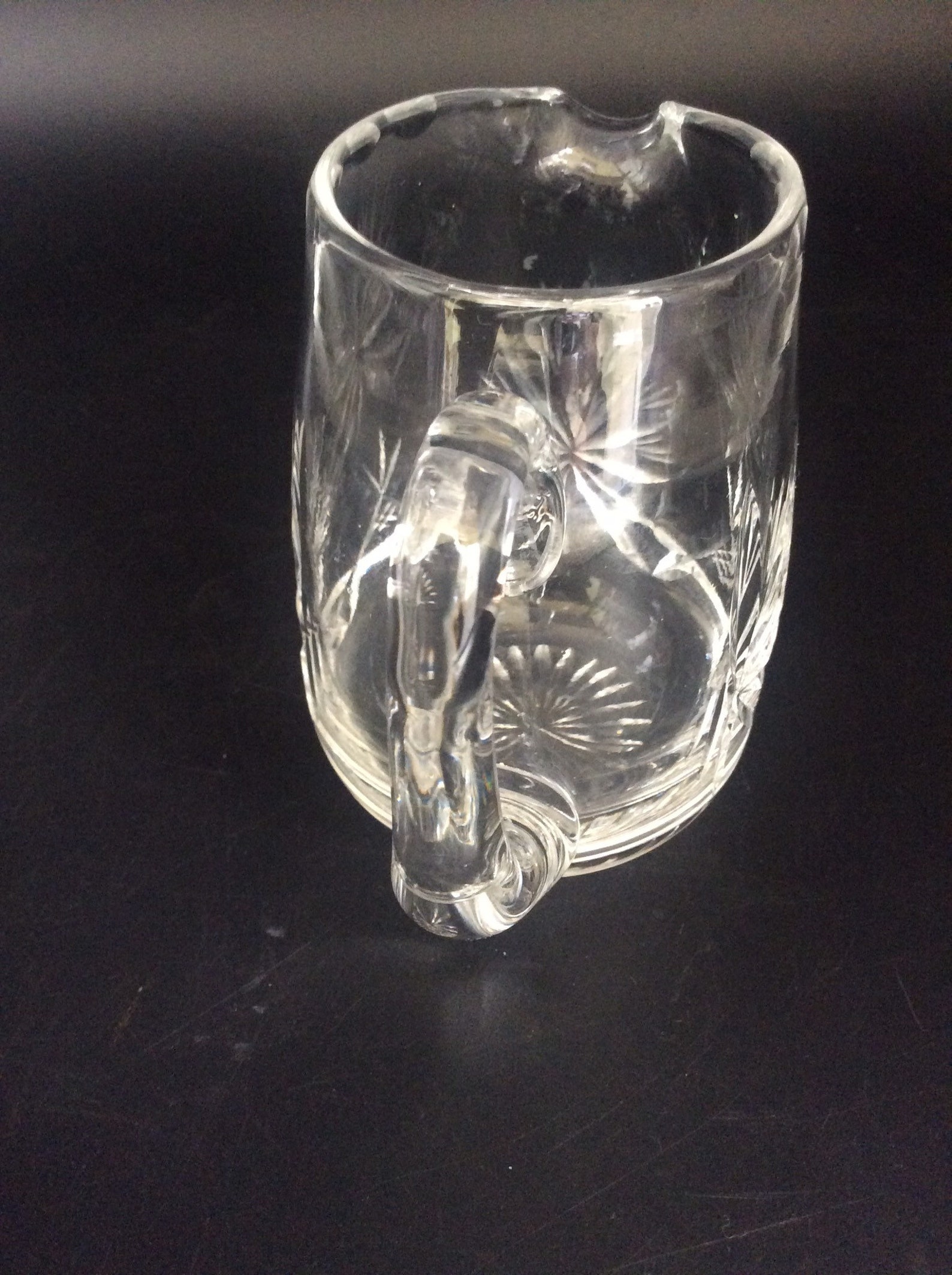 Edinburgh crystal Cut Glass whisky water jug Etsy