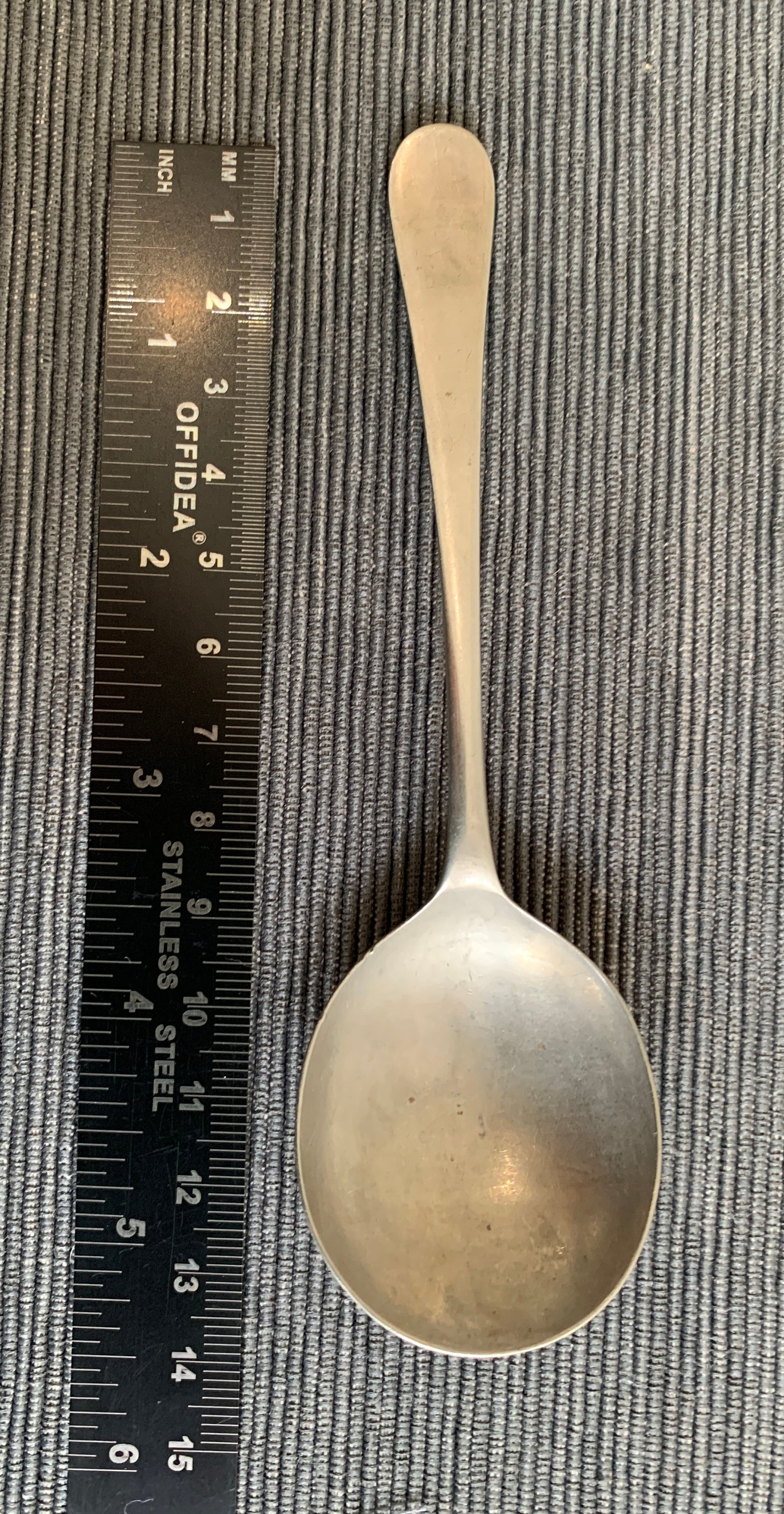 Vintage Viners Resilco Rustless Nickel Silver serving spoon Etsy