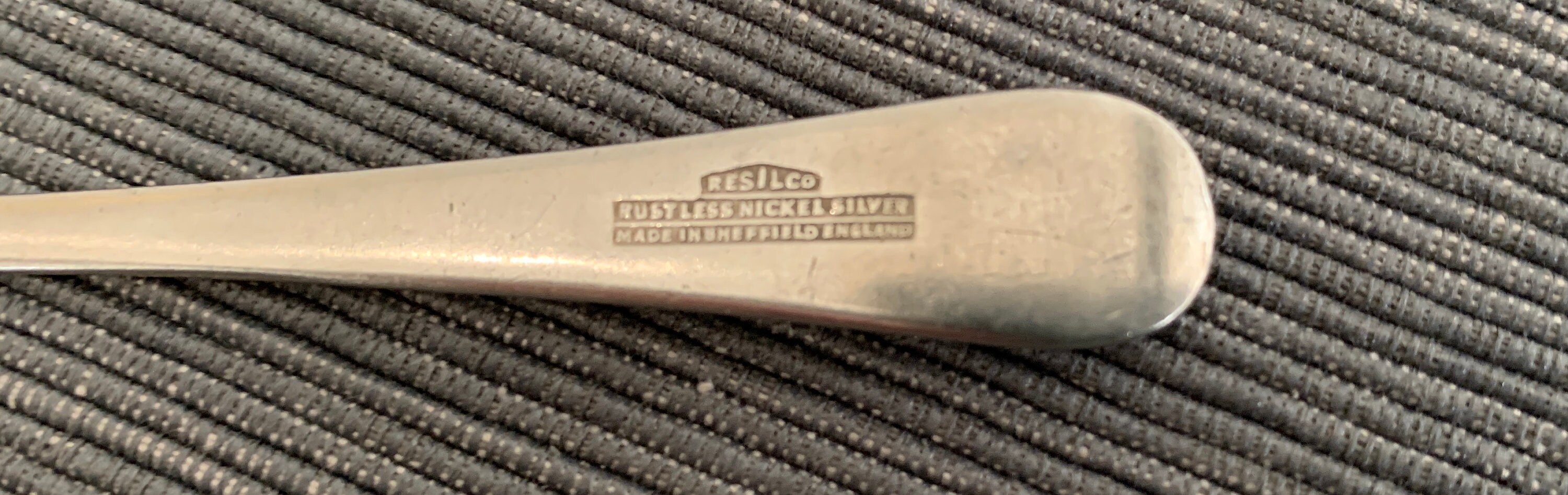 Vintage Viners Resilco Rustless Nickel Silver serving spoon Etsy