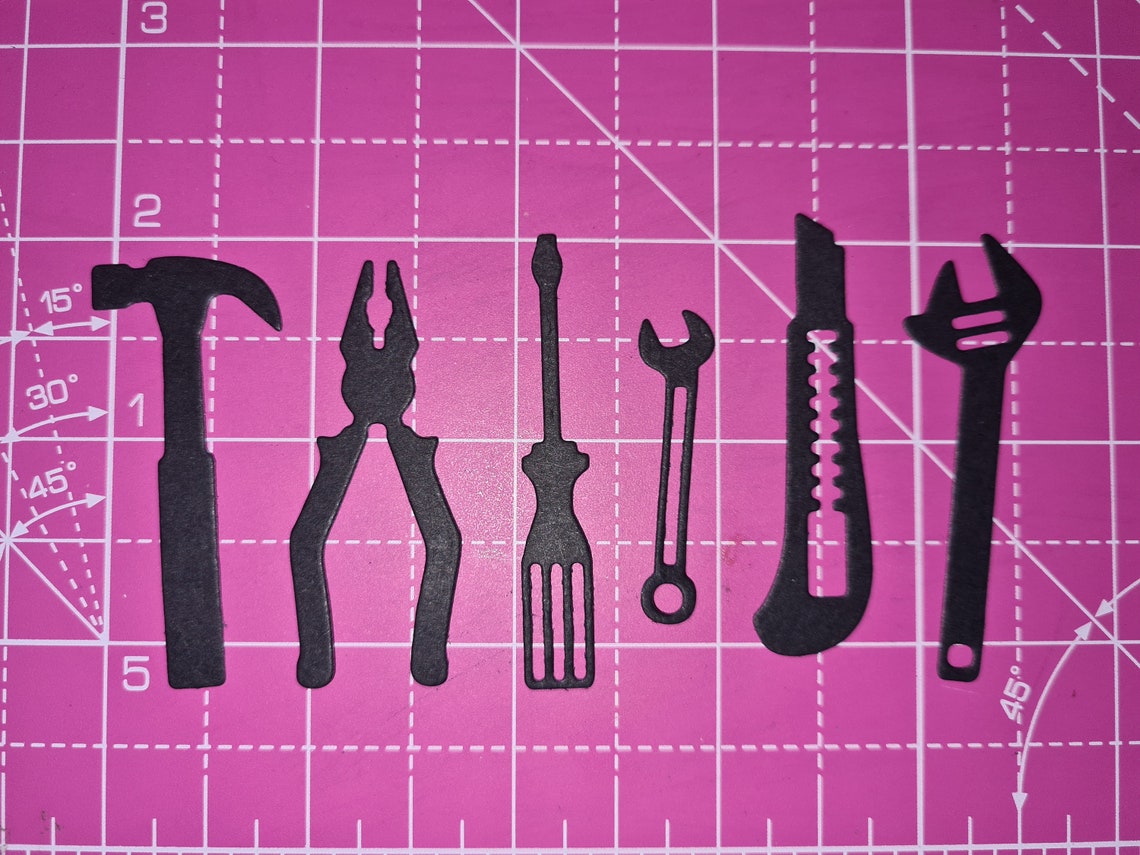 20 Die Cut Card Tools embellishments for card making Etsy