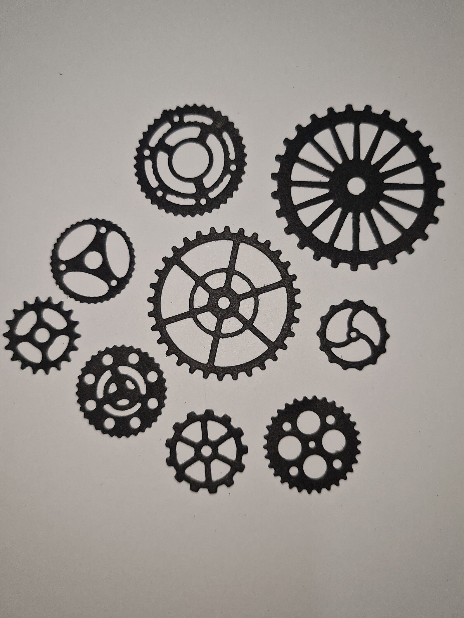 20 Mixed Gears die cut embellishments for Card Toppers Making Etsy