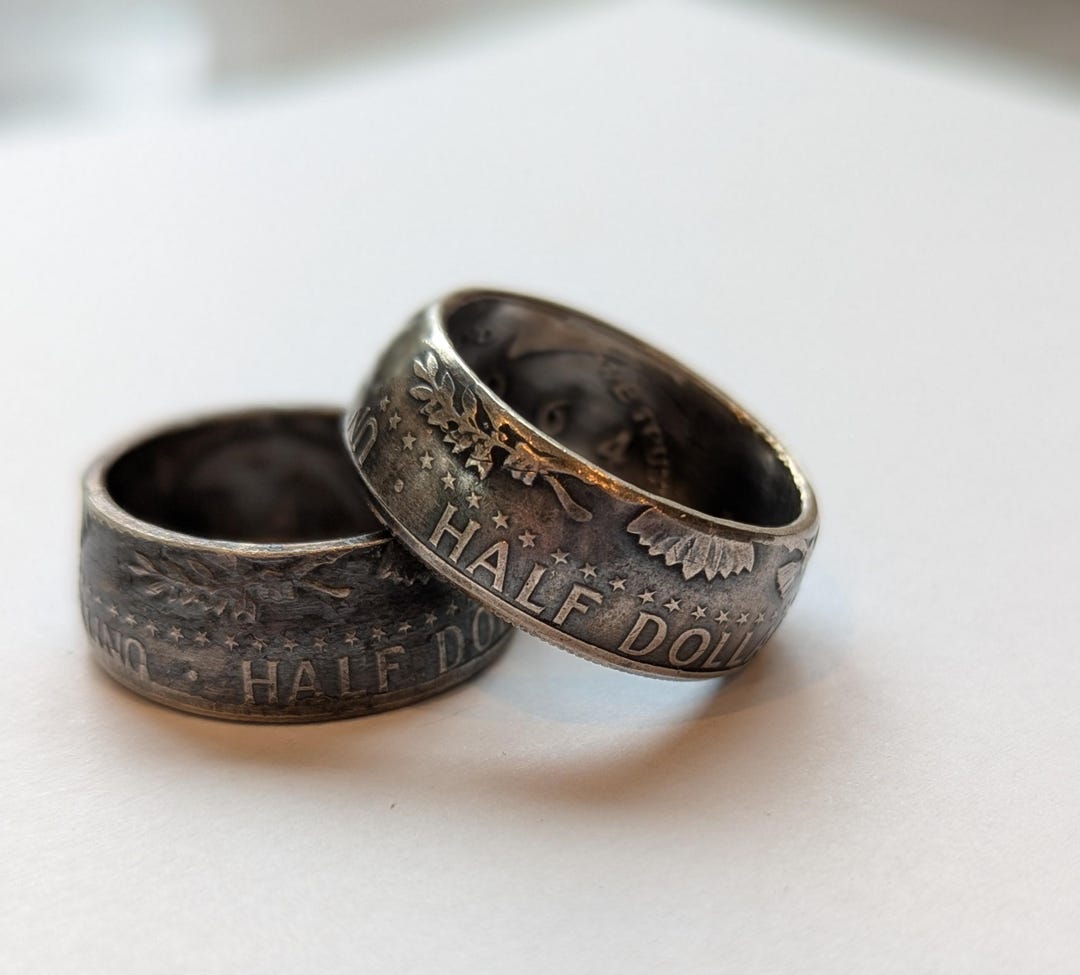 1964年ケネディ・ハーフダラー・シルバーリング - Etsy 日本