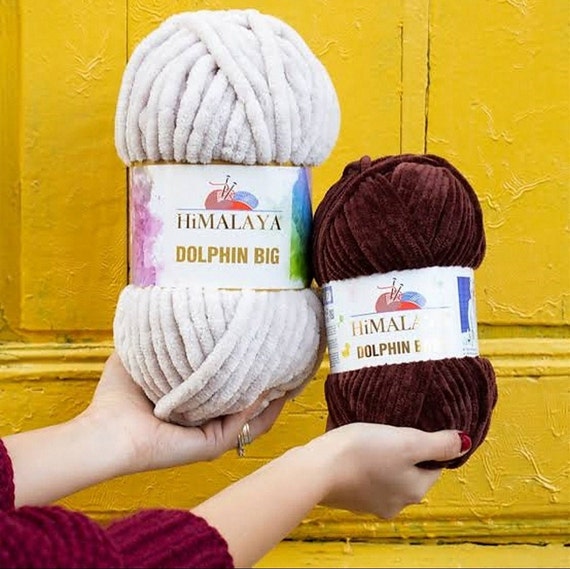 Himalaya Dolphin Big Velvet Yarn Plush Yarn Etsy