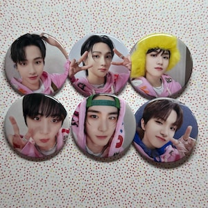 Boynextdoor 2.25” Pinback Buttons