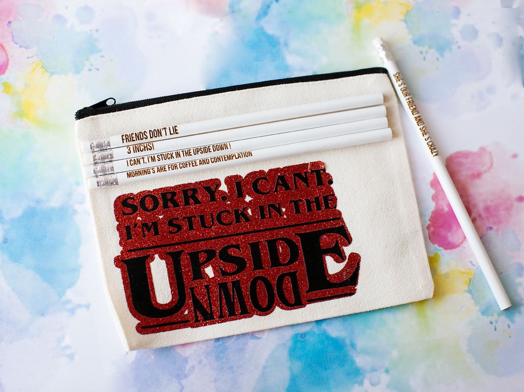 Back to School Set Stranger Things Pencil Case and Pencils Etsy