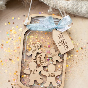 Personalised Family Christmas bauble  | Family Christmas Keepsake |Personalised Family Christmas Ornament | Family Gift Decor