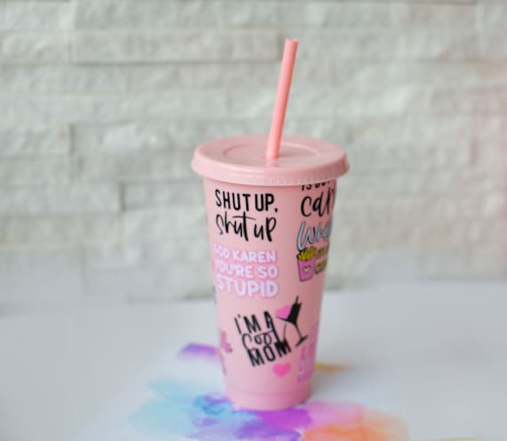 Mean Girls Cold Cup 24oz Cold Cup Mean Girls Gift Personalised Travel Cup 