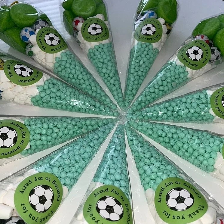 Football Sweet Cones Etsy UK