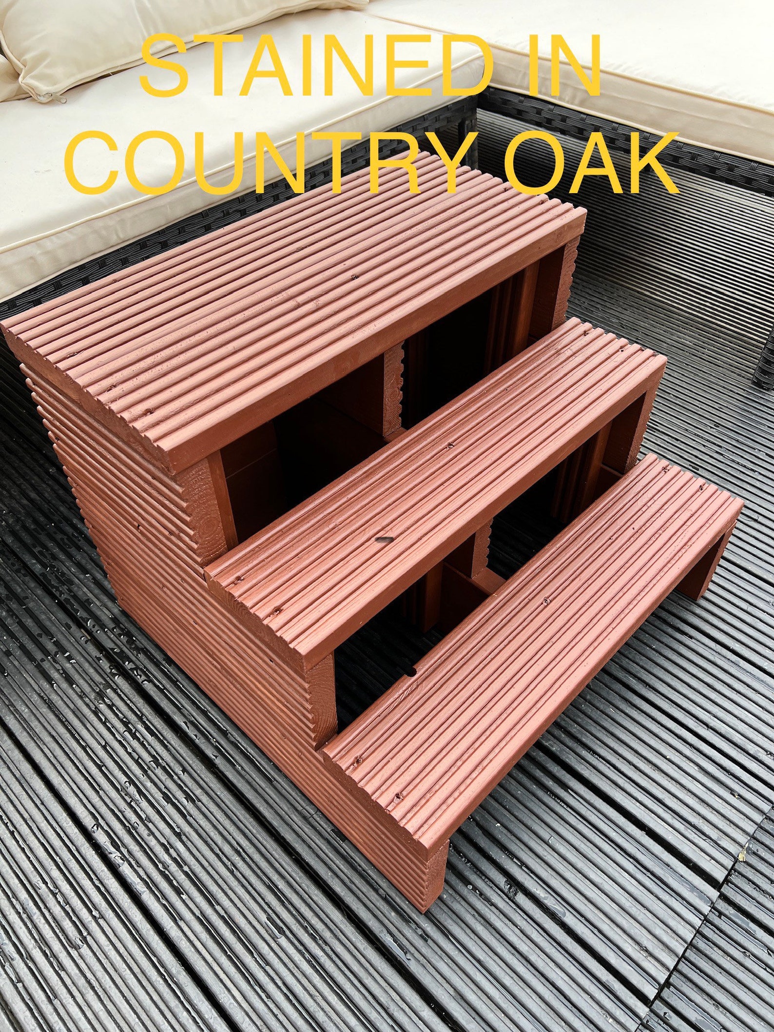3 Tier / Rise Hot Tub Steps / Spa Steps / Caravan Steps Etsy