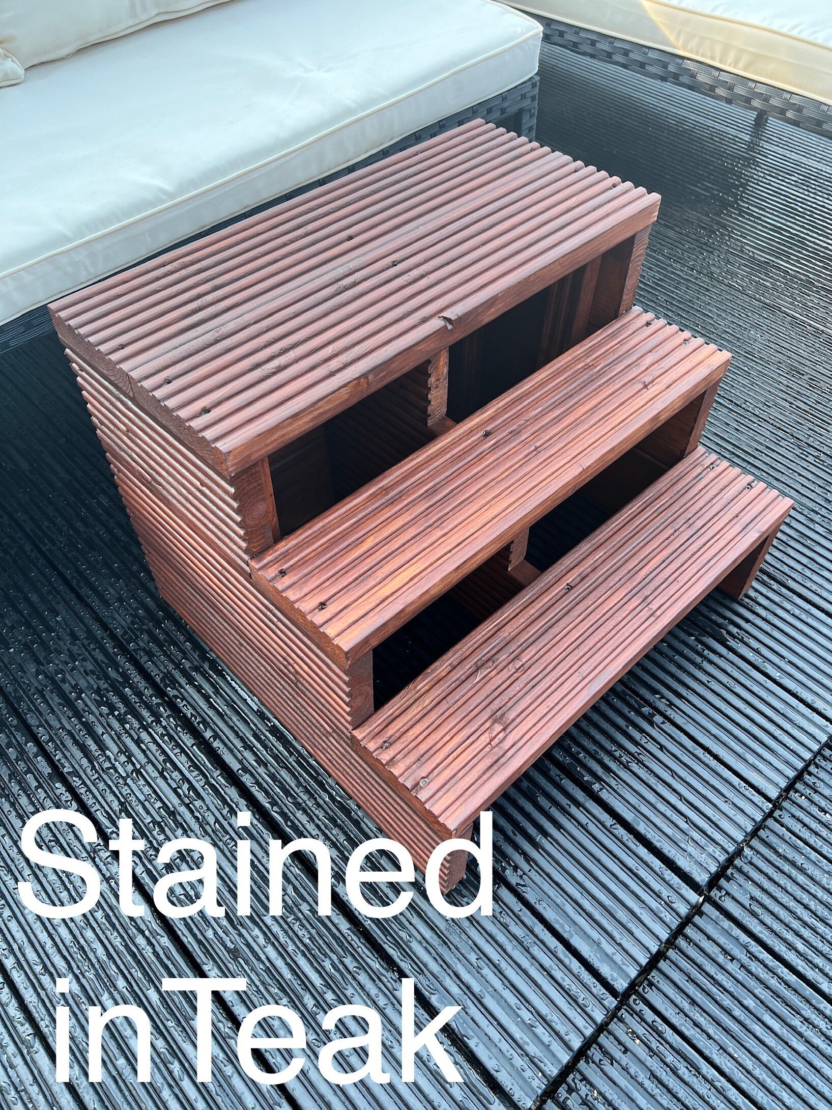 3 Tier / Rise Hot Tub Steps / Spa Steps / Caravan Steps Etsy UK