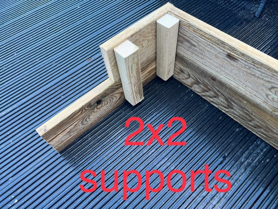 2 Simple Steps From Deck 2 Tier / Rise Steps For Garden Decking / Hot