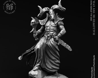 DnD Balor Servant - Demon Unpainted Miniature