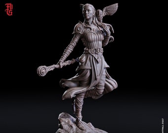Xarvir Barikdral Tiefling Devil Dealer Bard Rogue Miniature | D&D Xarvir Barikdral Tiefling Devil Dealer Bard Rogue Miniature | D&D