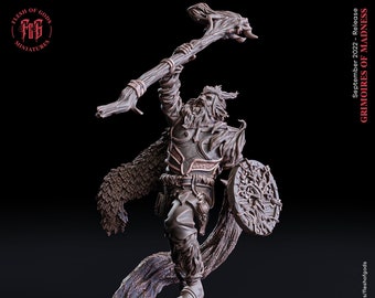 DnD Ardreth, Firbolg Druid, Cleric Unpainted Miniature