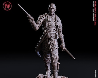 DnD 男性ヒューマン ストリートローグ - アサシン 未塗装ミニチュア