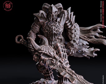 DnD Cursed Dragon Knight Unpainted Miniature