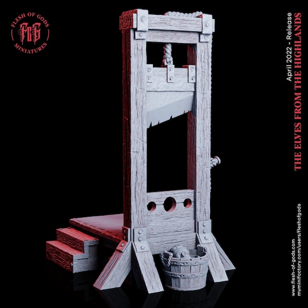 DnD Guillotine Unpainted Miniature