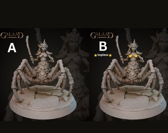 DnD Drider Style 1 Unpainted Miniature