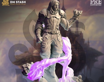 Dorian, Supreme Invoker | Male Human Wizard/Sorcerer/Cleric Unpainted Miniature