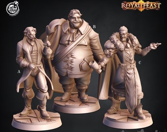DnD Noble Men Unpainted Miniature
