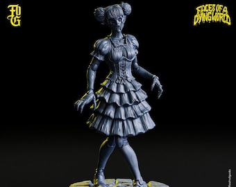 D&D Untote Puppe Unbemalte Miniatur