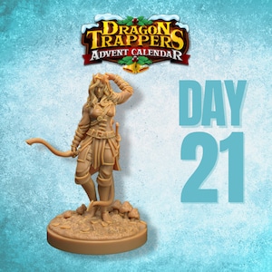 DnD Female Tiefling Archer - Ranger - Rogue Unpainted Miniature