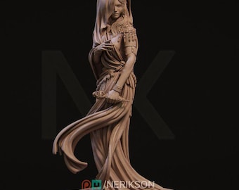 DnD - TTRPG - Pathfinder Klotho - Female Human Rogue | Monk | Thief Unpainted Miniature