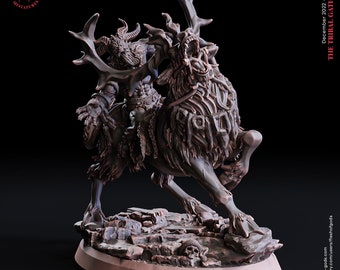 DnD トナカイに乗ったクランプス 未塗装ミニチュア