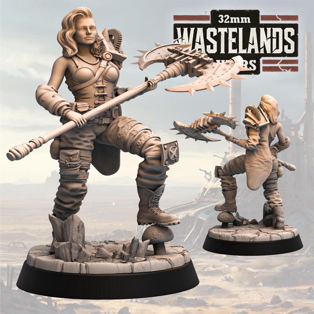 Raytha Chainfang, Wastelands Warrior, Space Soldier Scifi Wargaming ...