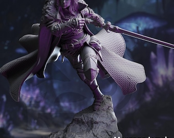 DnD | Pathfinder | TTRPG Morgana Lynch - Female Human Fighter | Ranger | Rogue | Monk Unpainted Miniature