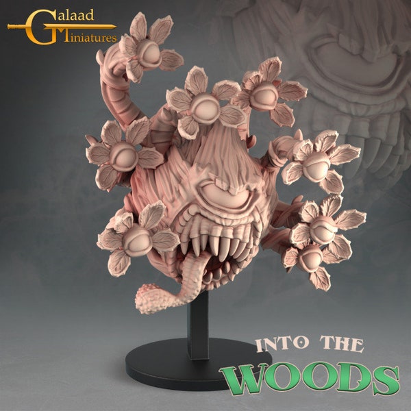 DnD - Pathfinder - TTRPG Forest - Fey Beholder Unpainted Miniature