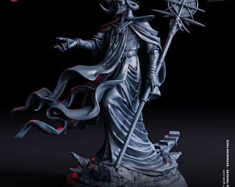 DnD | Pathfinder | TTRPG Asmodeus - Boss | Devil | BBEG Unpainted Miniature