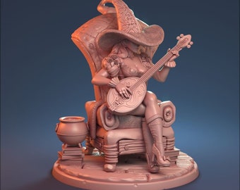 DnD | Pathfinder | TTRPG Female Human Rogue | Bard | Paladin | Rogue Unpainted Miniature